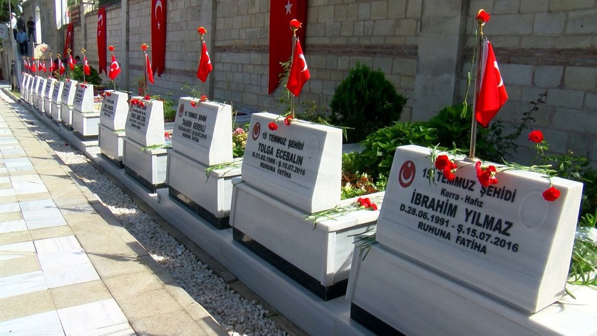 DHA: Türk Milleti 15 Temmuz Şehitleri'ni Unutmadı