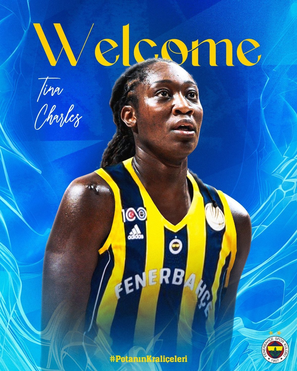 Fenerbahçe Kadın Basketbol Takımı, Tina Charles ile Anlaştı