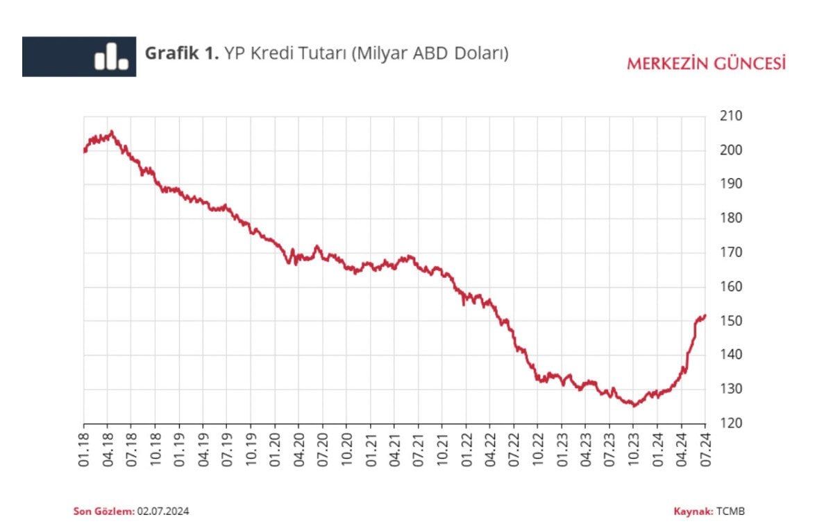 Türkiye Cumhuriyet Merkez Bankası: Yabancı Para Kredilerinde Son Dönem Eğilimler