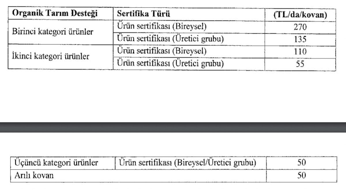 2024 Yılında Tarımsal Desteklemeler Hakkında Açıklama