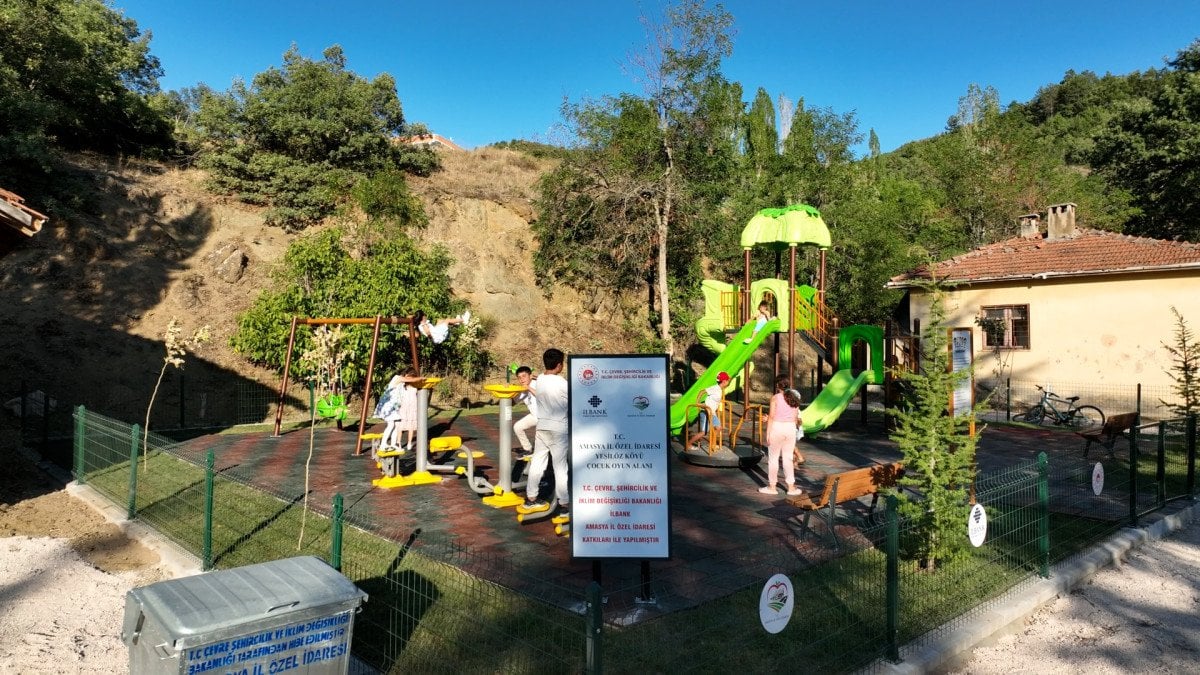 Amasya Yeşilöz Köyü'nde Çocuklardan Park Talebi