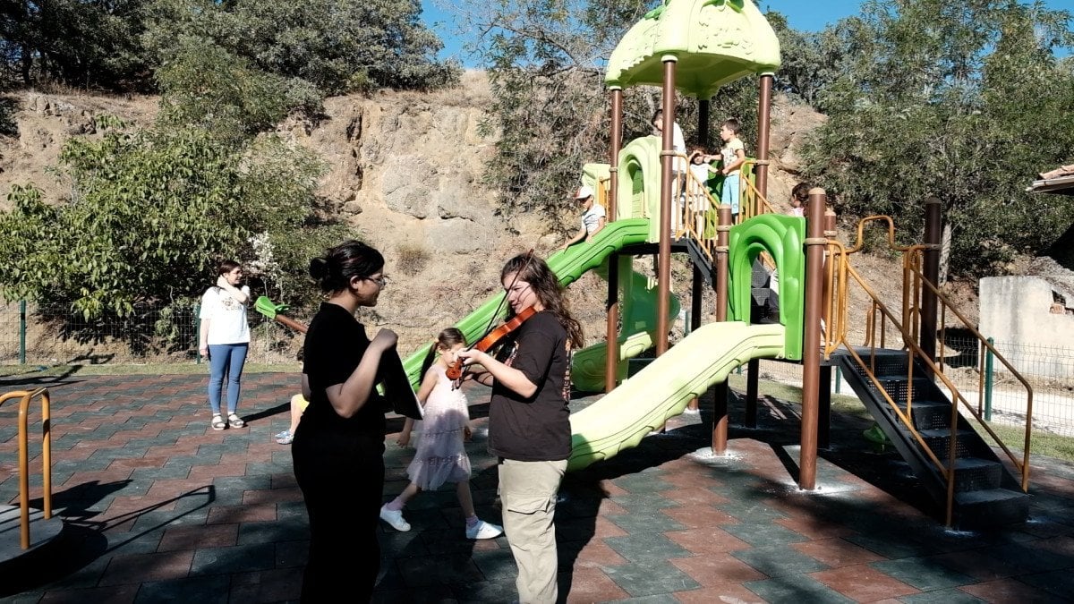 Amasya Yeşilöz Köyü'nde Çocuklardan Park Talebi