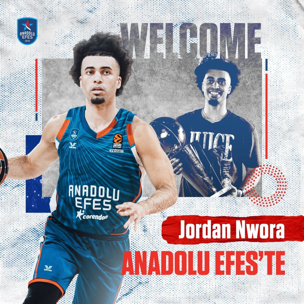 Anadolu Efes'ten Yeni Transfer: Jordan Nwora