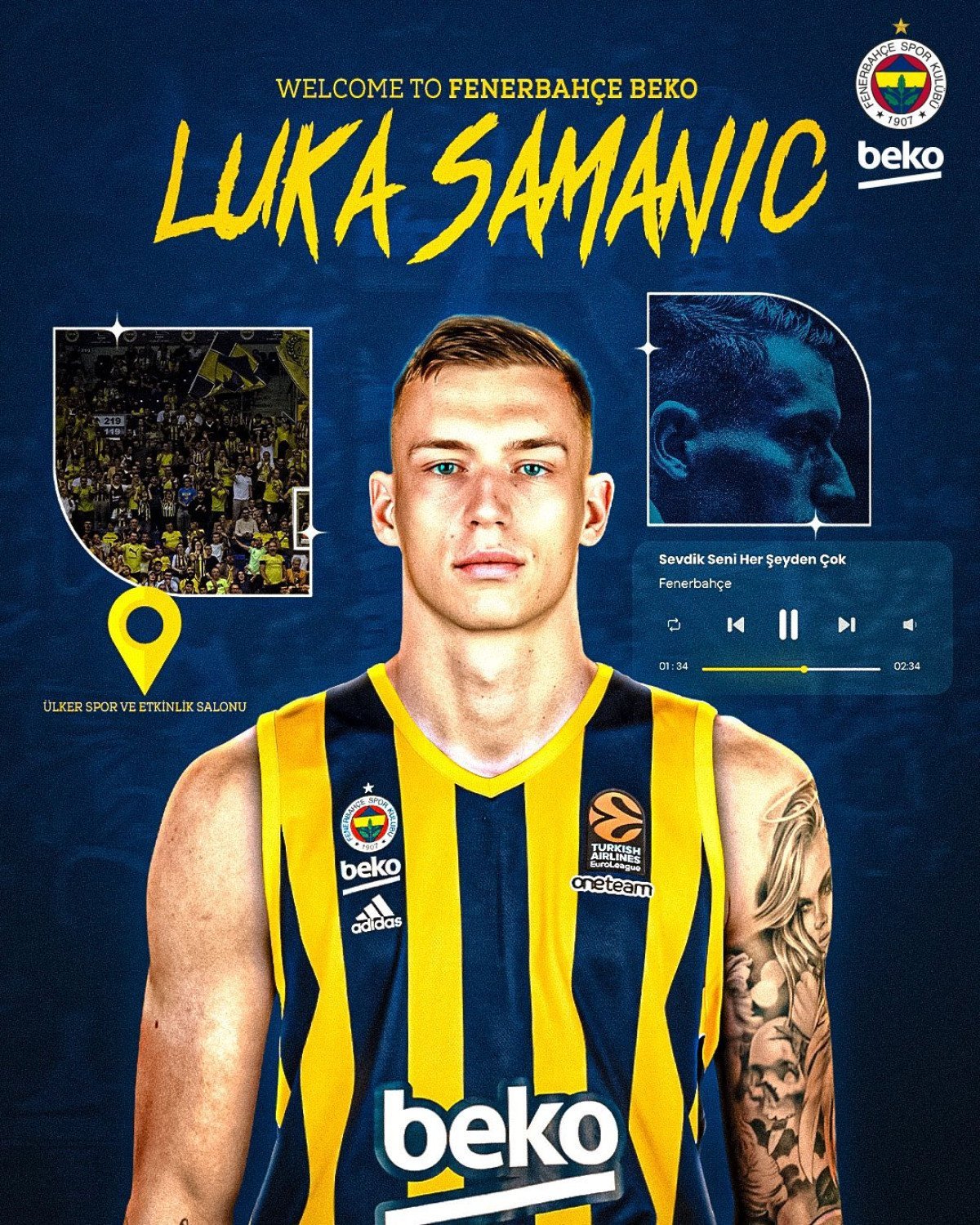 Fenerbahçe, Luka Samanic'i Kadrosuna Kattı