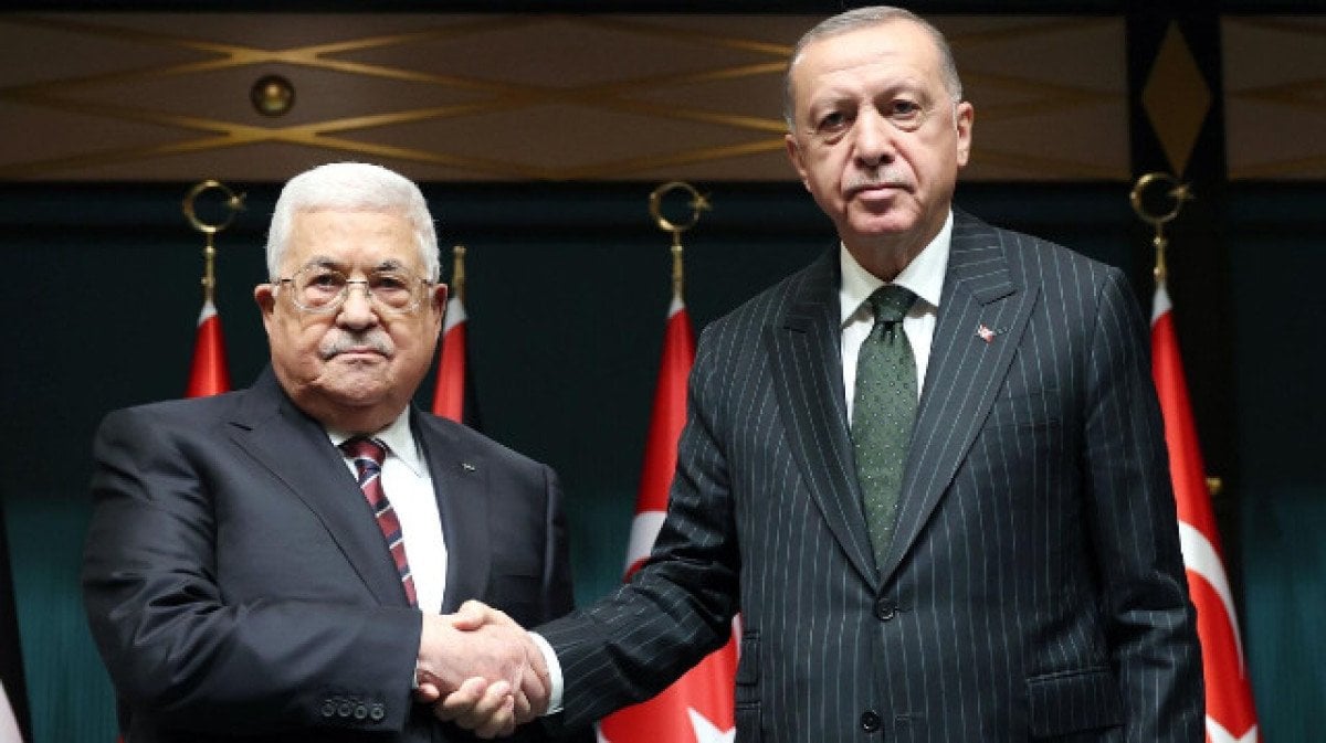 Filistin Devlet Başkanı Mahmud Abbas Türkiye'de