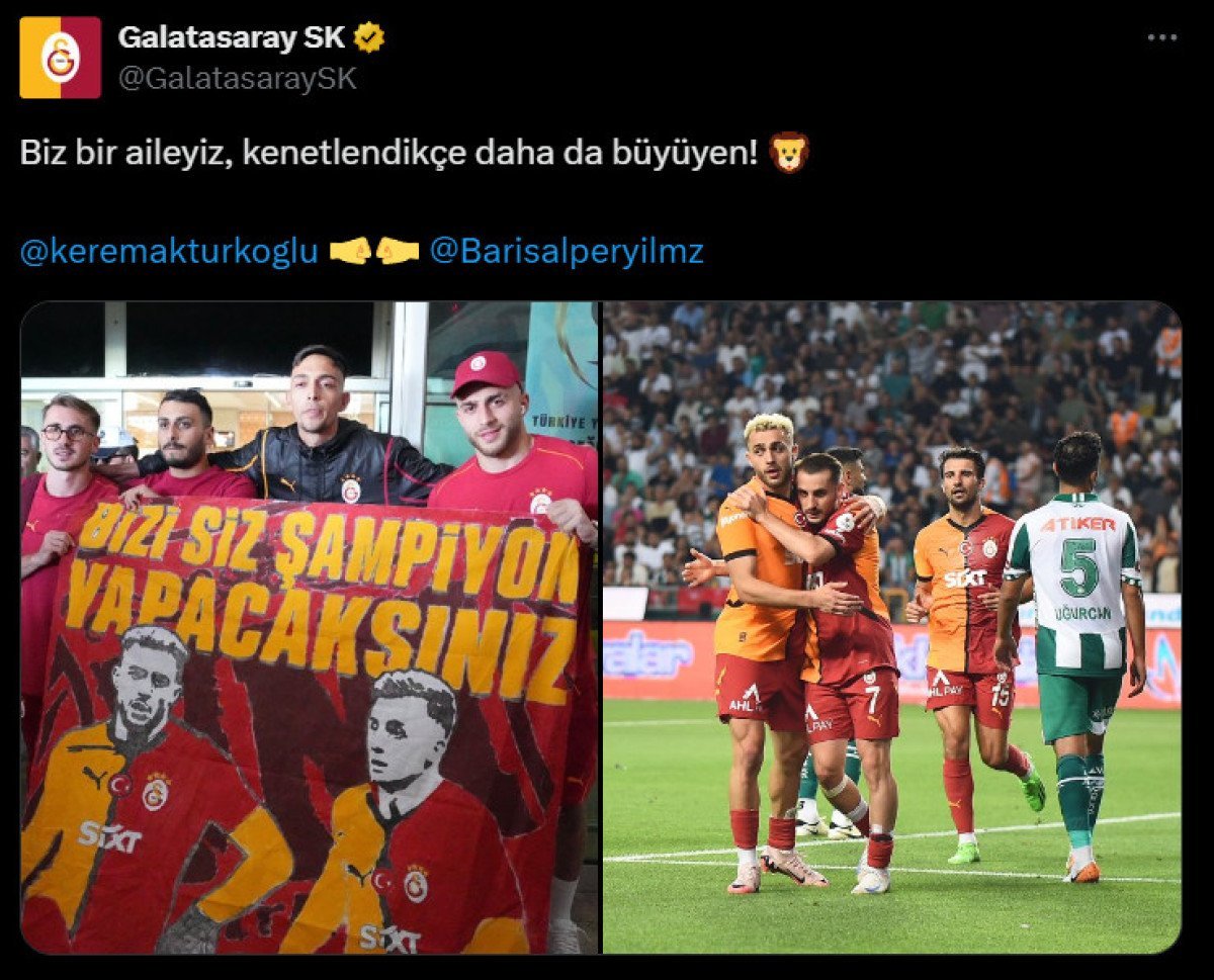 Galatasaray, Konyaspor'u Deplasmanda 2-1 Yenerek Önemli Bir Galibiyet Aldı