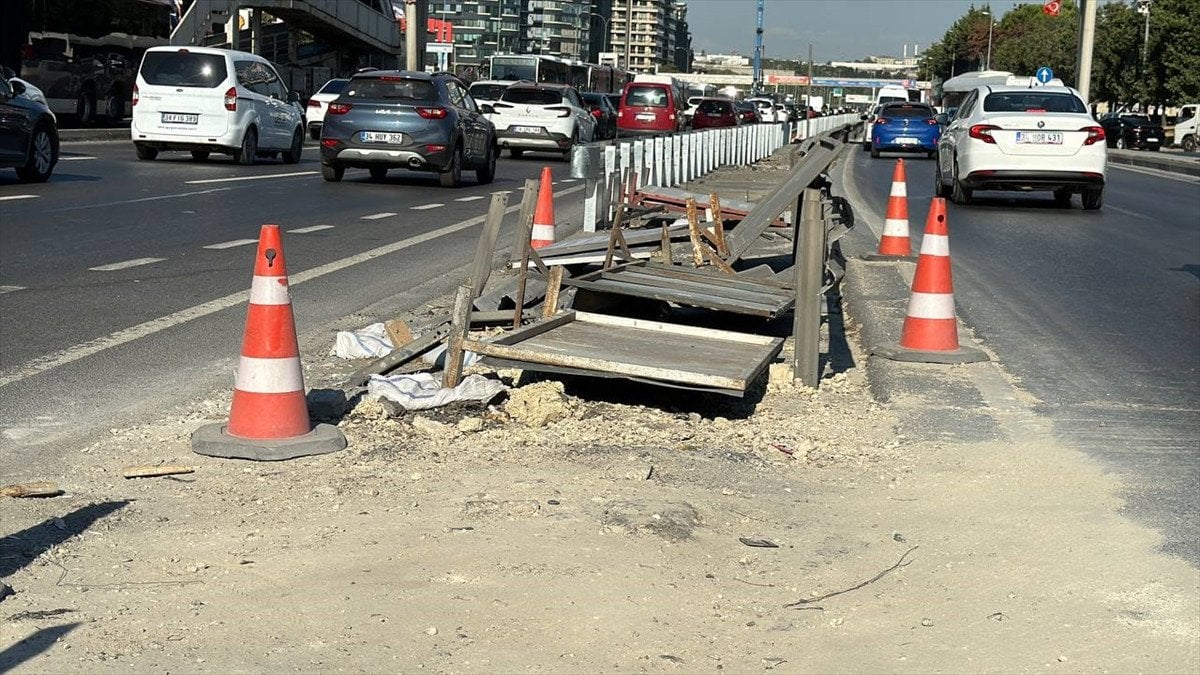 İstanbul'da Beyaz Yol Çalışması Başladı