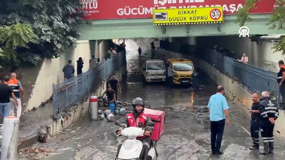 İstanbul'da Gök Gürültülü Sağanak Yağışlar Etkili Oluyor