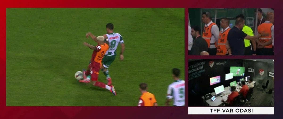 Konyaspor - Galatasaray Maçında Tartışmalı VAR Kararı