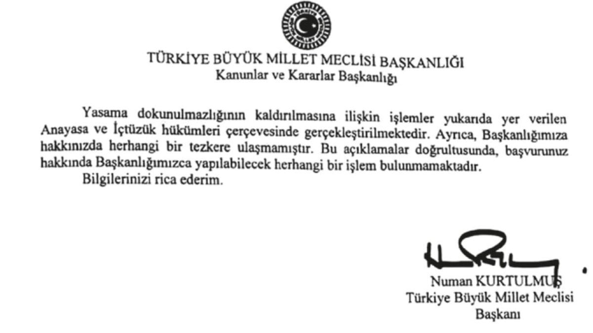 TBMM'de Süleyman Soylu'nun Yasama Dokunulmazlığına İlişkin Başvurusu