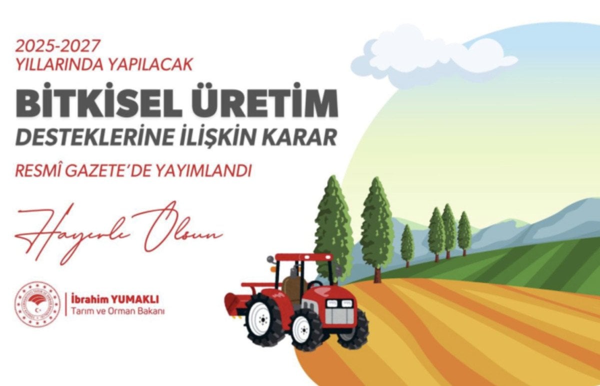 Tarımsal Üretimde Yeni Dönem: 2025-2027 Bitkisel Üretim Destekleri