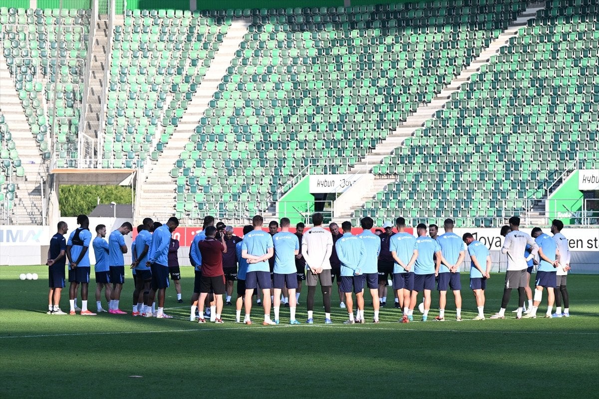 Trabzonspor, St. Gallen ile Maç İçin Hazırlıklarını Tamamladı