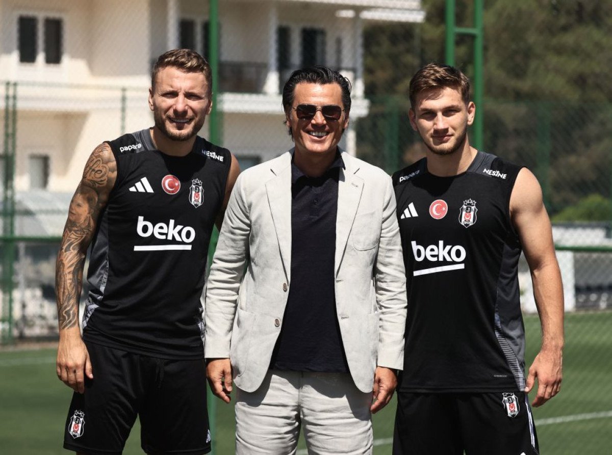 Vincenzo Montella Beşiktaş Antrenmanını Ziyaret Etti