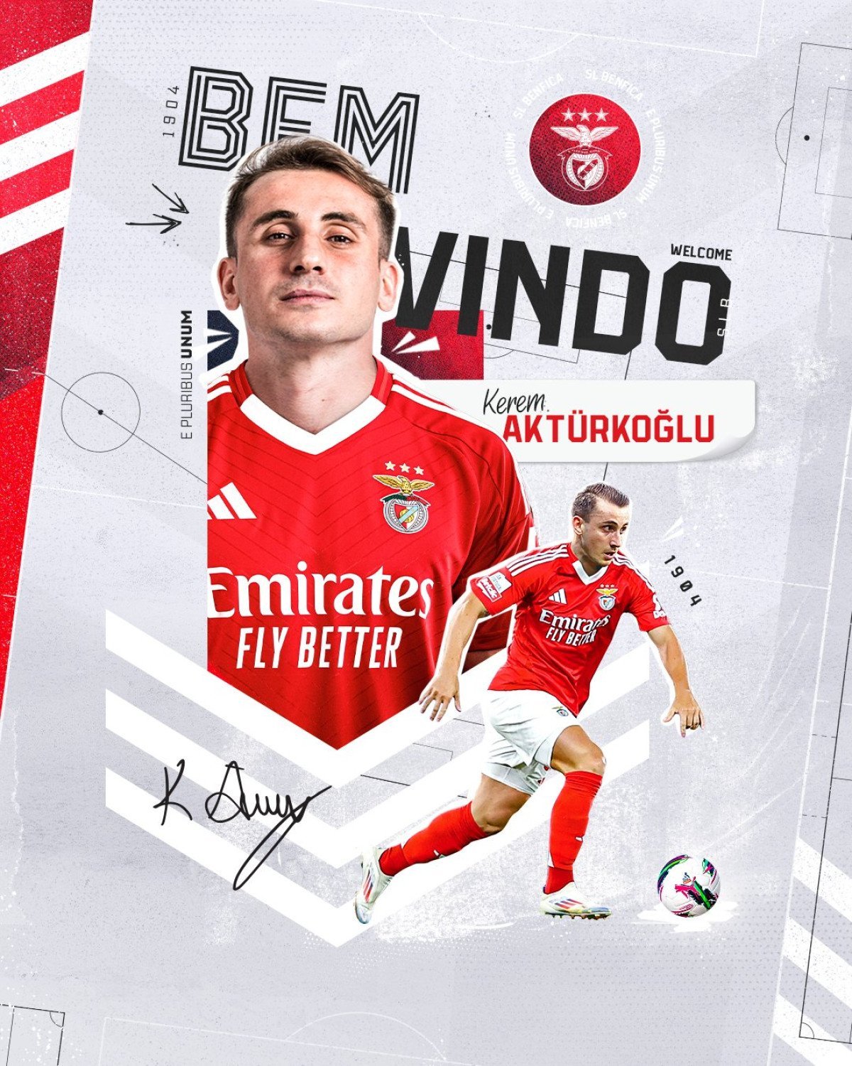 Kerem Aktürkoğlu Benfica'ya Transfer Oldu